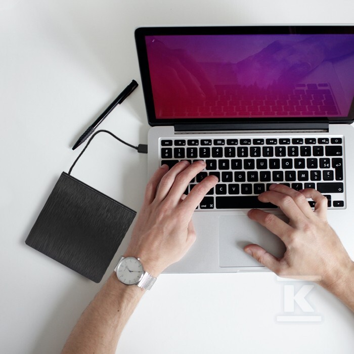 Зовнішній DVD-RW привід/USB 3.0/Чорний - 51857