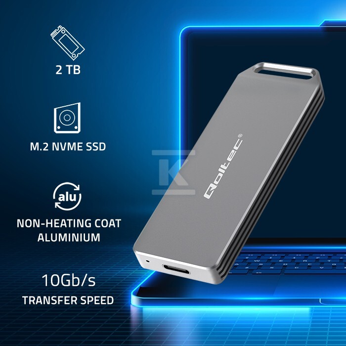 Алюмінієвий корпус/Кейс для диска M.2 - 52266