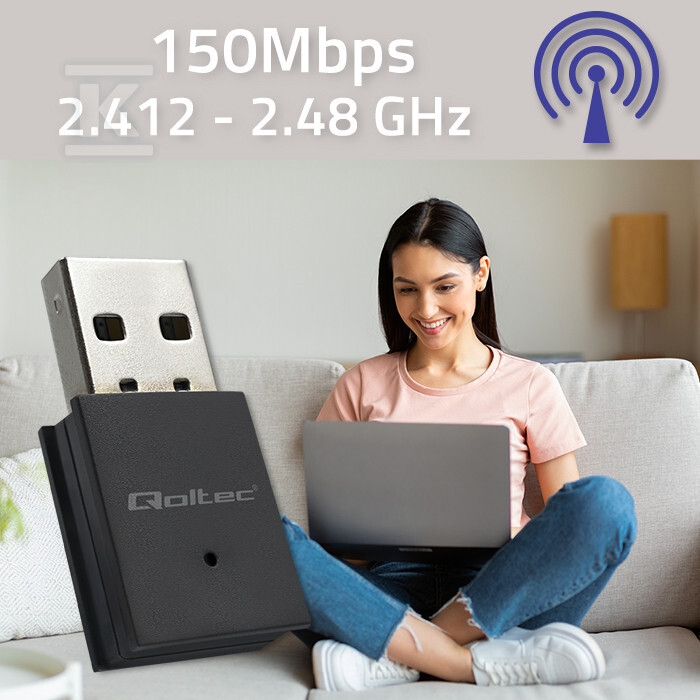 Бездротовий адаптер Wi-Fi/BT 4.0 - 57007