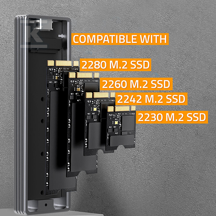 Корпус/кишеня NV2270 для диска M.2 - 52270