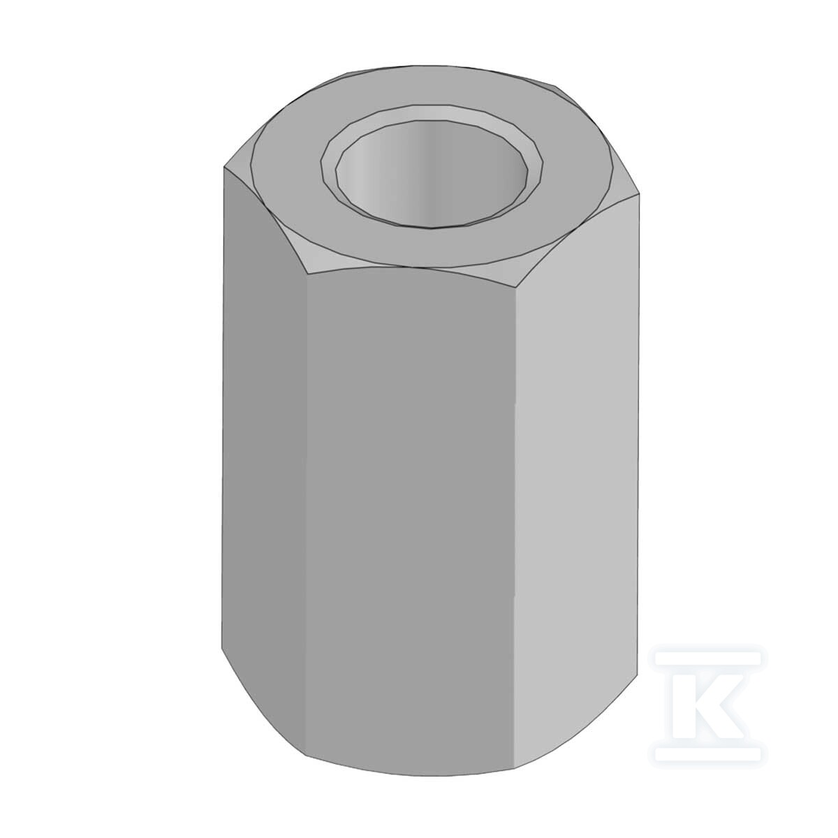 Adjustable coupling MZ 8 ZNCR (48 pcs.) - MZ 8_ZNCR