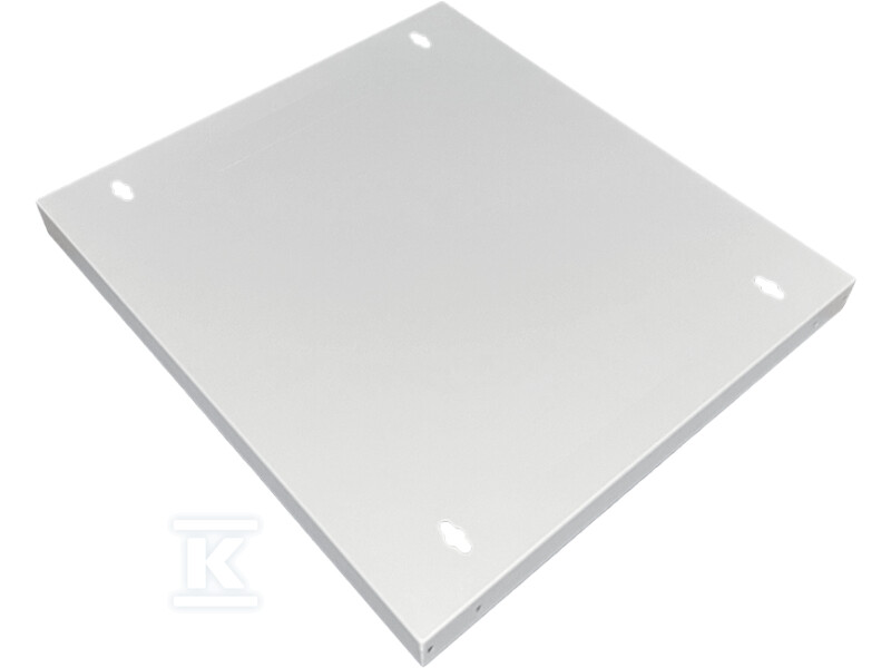 Шафа настінна 19" 12U 600x500, цілісна, - SW-12U-600-500-N-DMJ-OP-RP-B-S