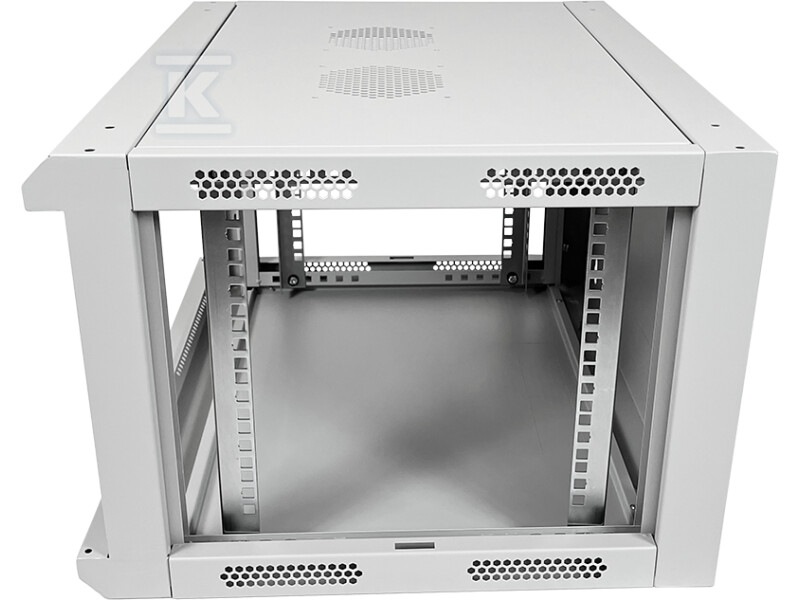 Шафа підвісна 19" 6U 600x500, - SW-6U-600-500-N-DSJ-OP-RP-B-S