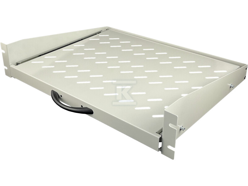 Висувна полиця 19" 2U глибиною 350mm, - SA-PW-19-2U-350-4-S
