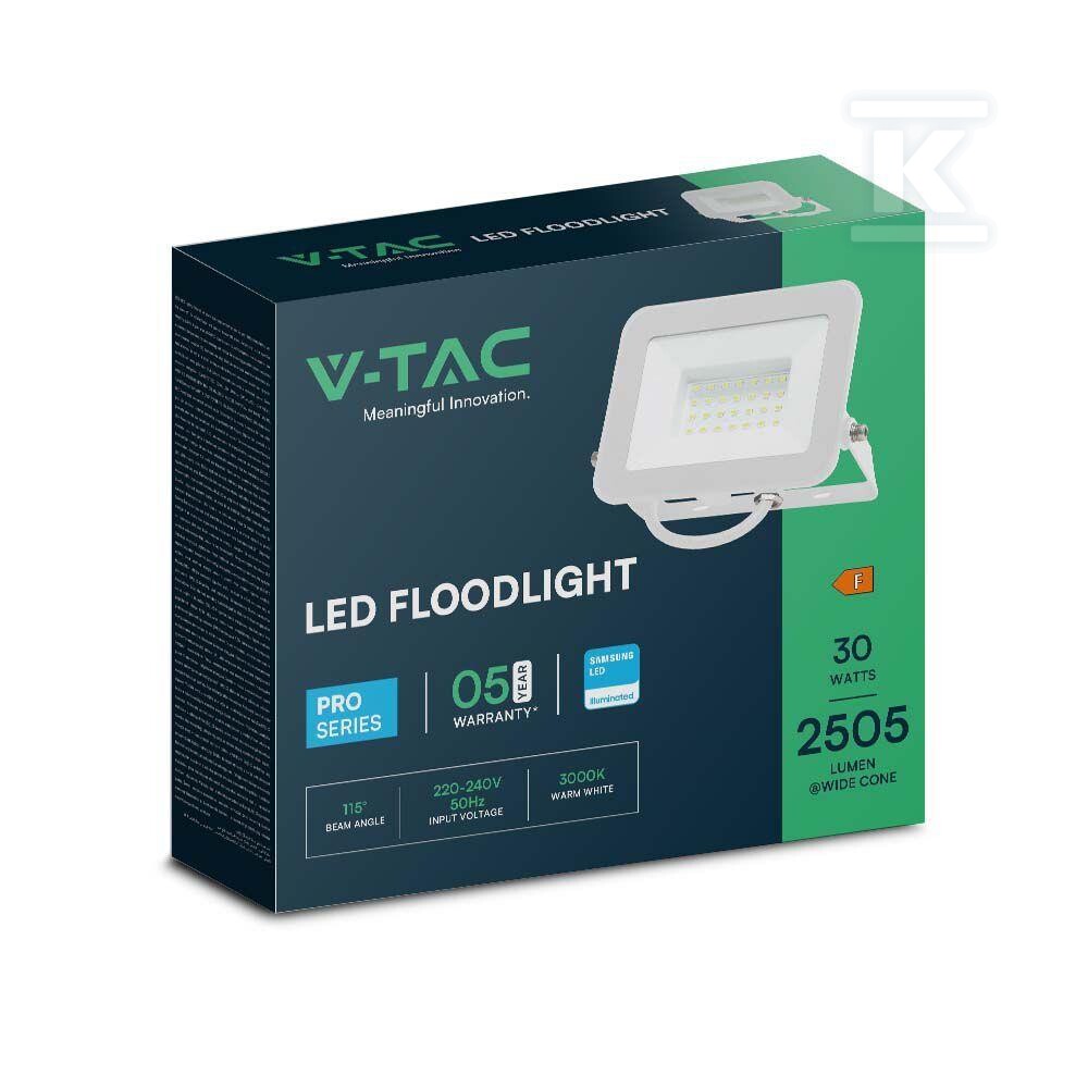 Naświetlacz LED V-TAC 30W SAMSUNG CHIP - 10024