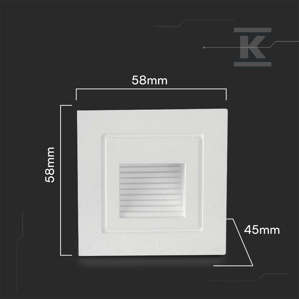 Oprawa schodowa LED V-TAC 3W LED - 10376
