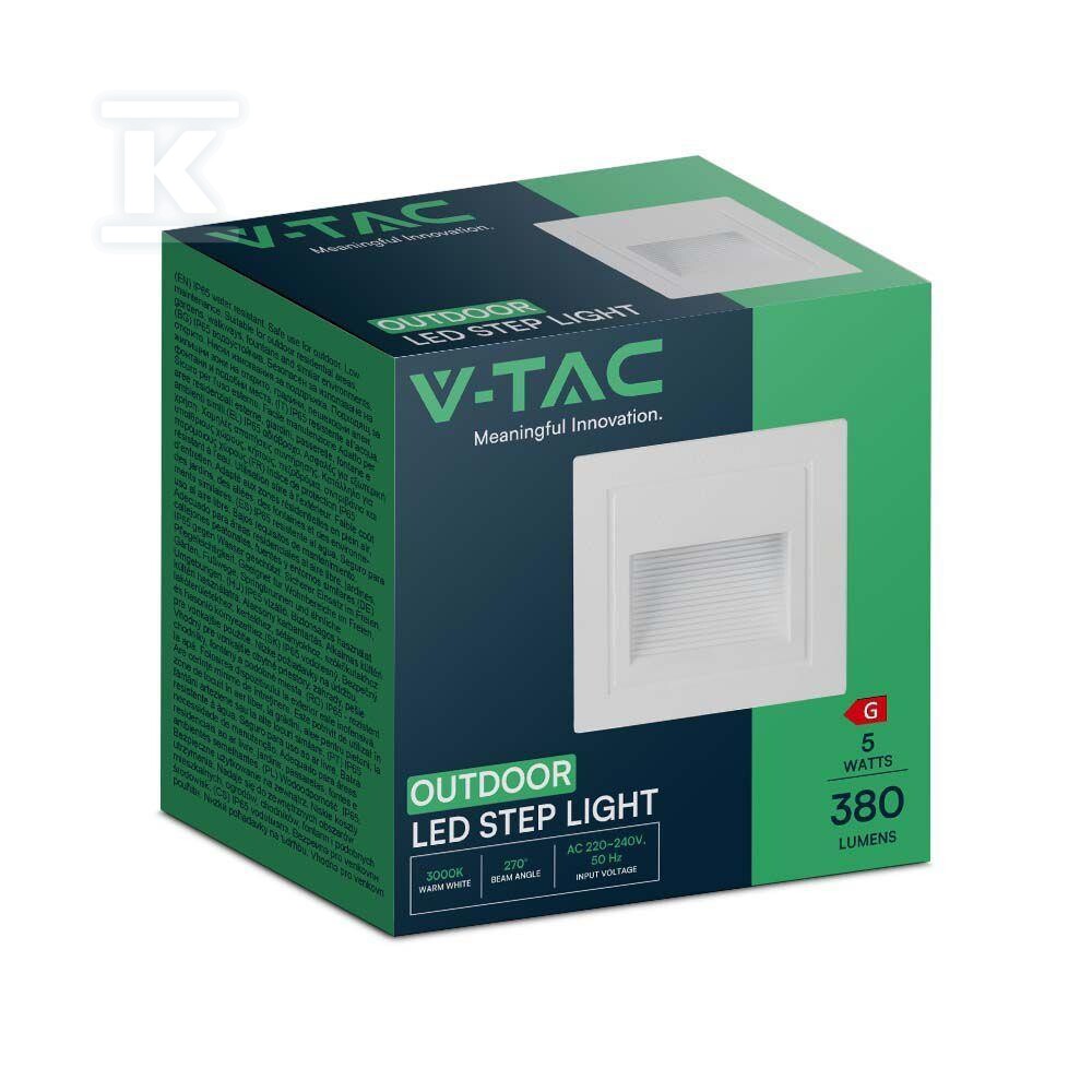 Oprawa schodowa LED V-TAC 5W LED - 10377