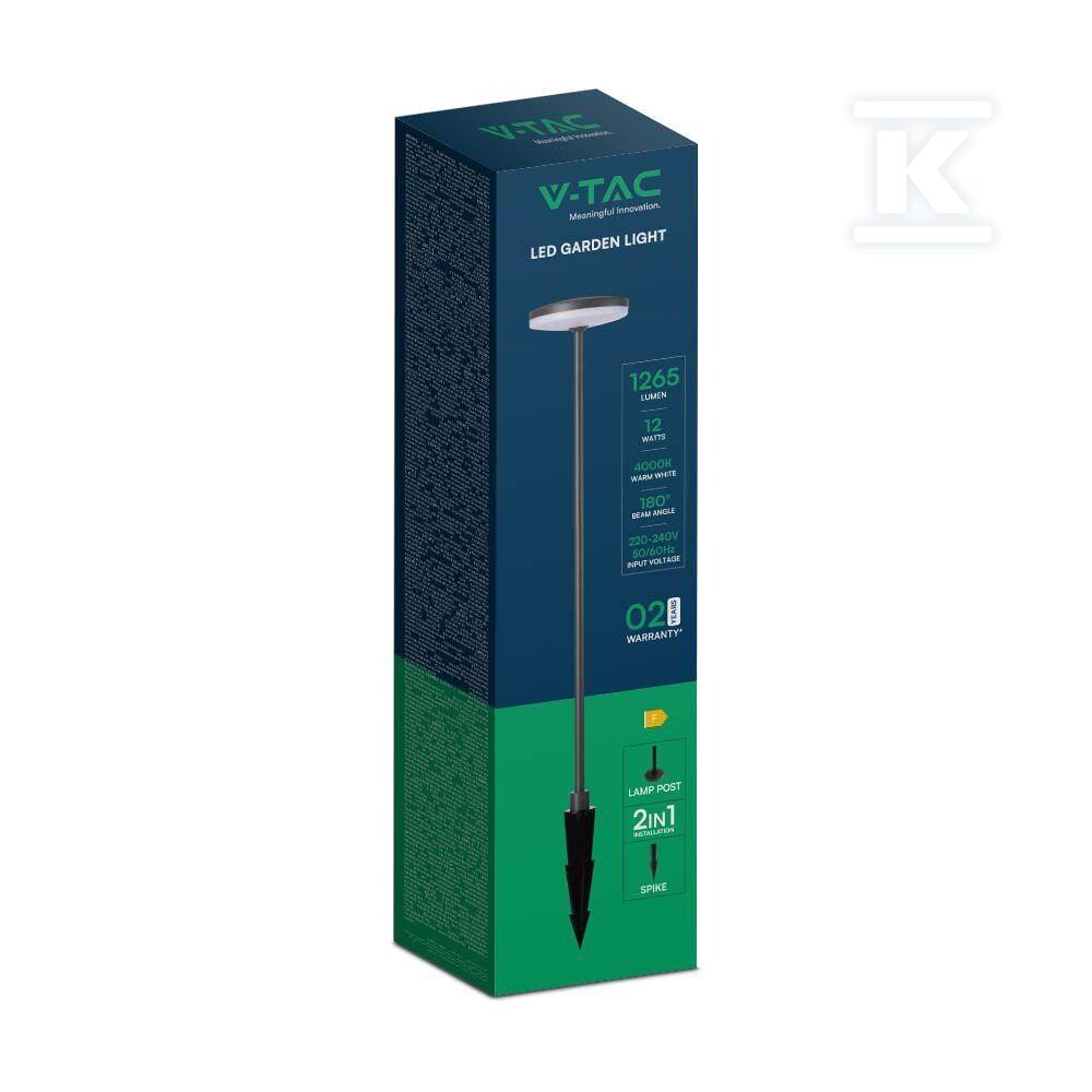Słupek ogrodowy V-TAC LED 12W 2w1 80cm - 10426