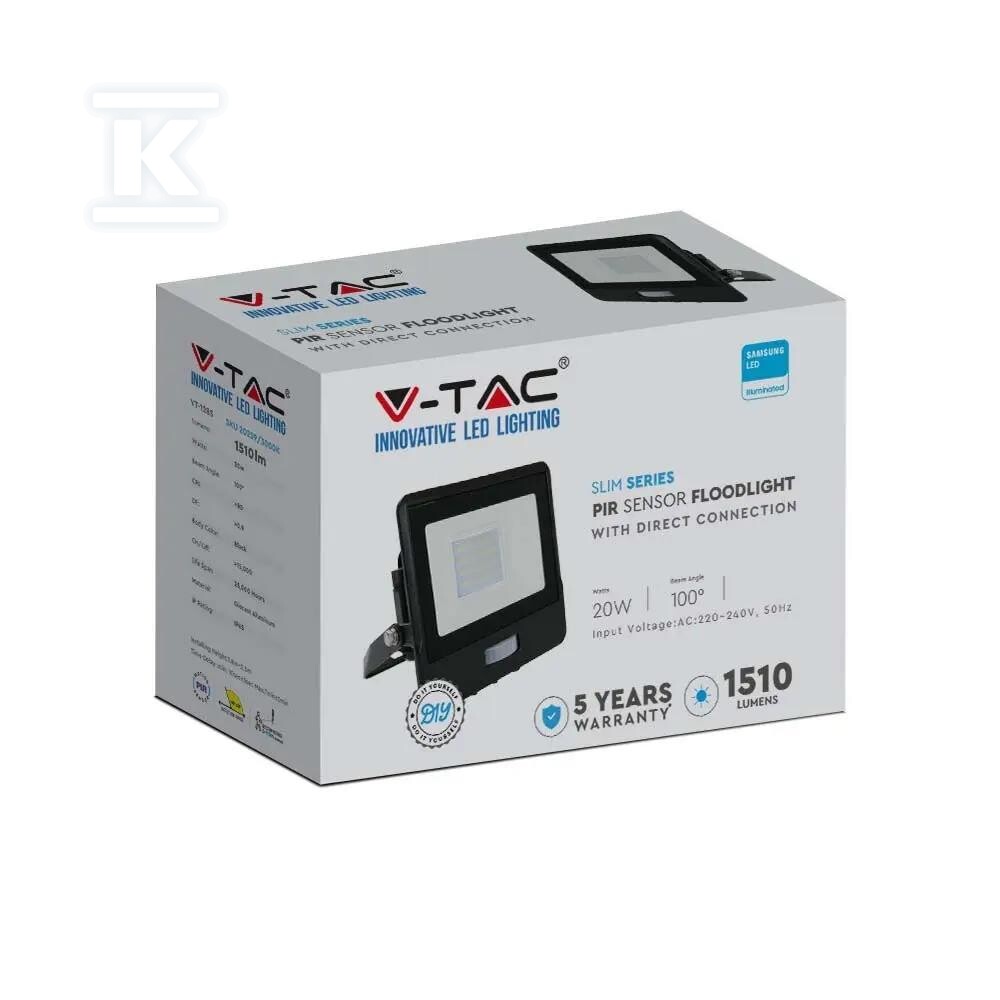 Naświetlacz LED V-TAC 20W SAMSUNG CHIP - 20259