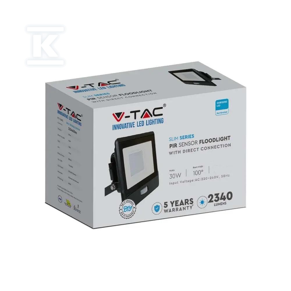 Naświetlacz LED V-TAC 30W SAMSUNG CHIP - 20262