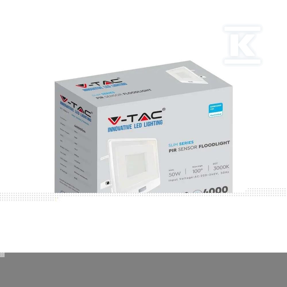 Naświetlacz LED V-TAC 50W SAMSUNG CHIP - 20303