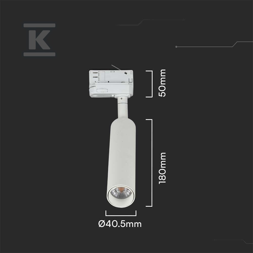 Oprawa szynosystem 3F V-TAC 15W LED - 21357
