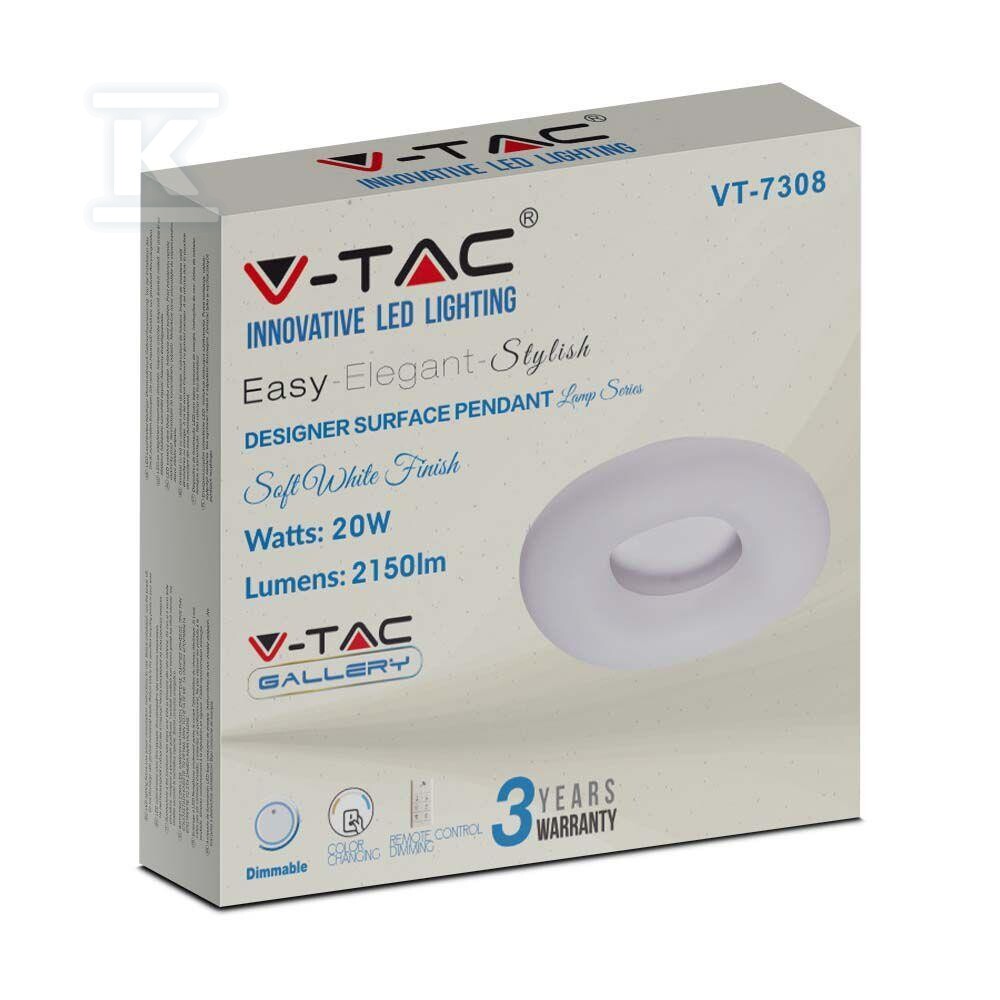 Oprawa LED V-TAC 20W oprawa sufitowa - 213966