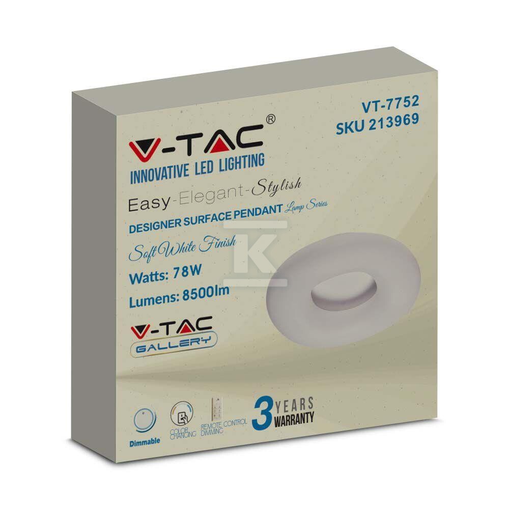 Oprawa LED V-TAC 80W oprawa sufitowa - 213969