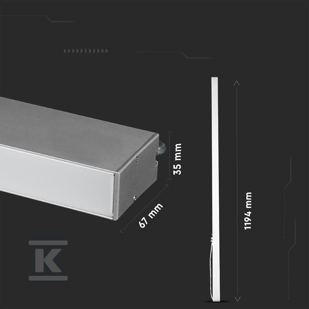 Oprawa V-TAC LED linear SAMSUNG CHIP - 21601