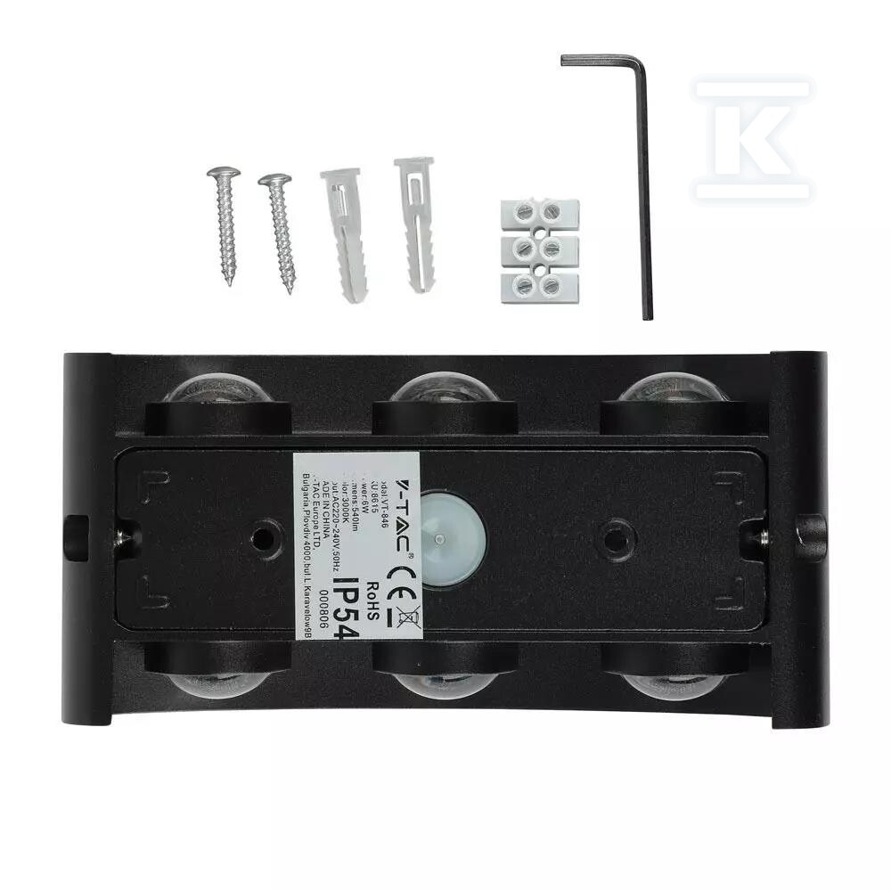 Oprawa ścienna góra dół V-TAC 6W LED - 218616