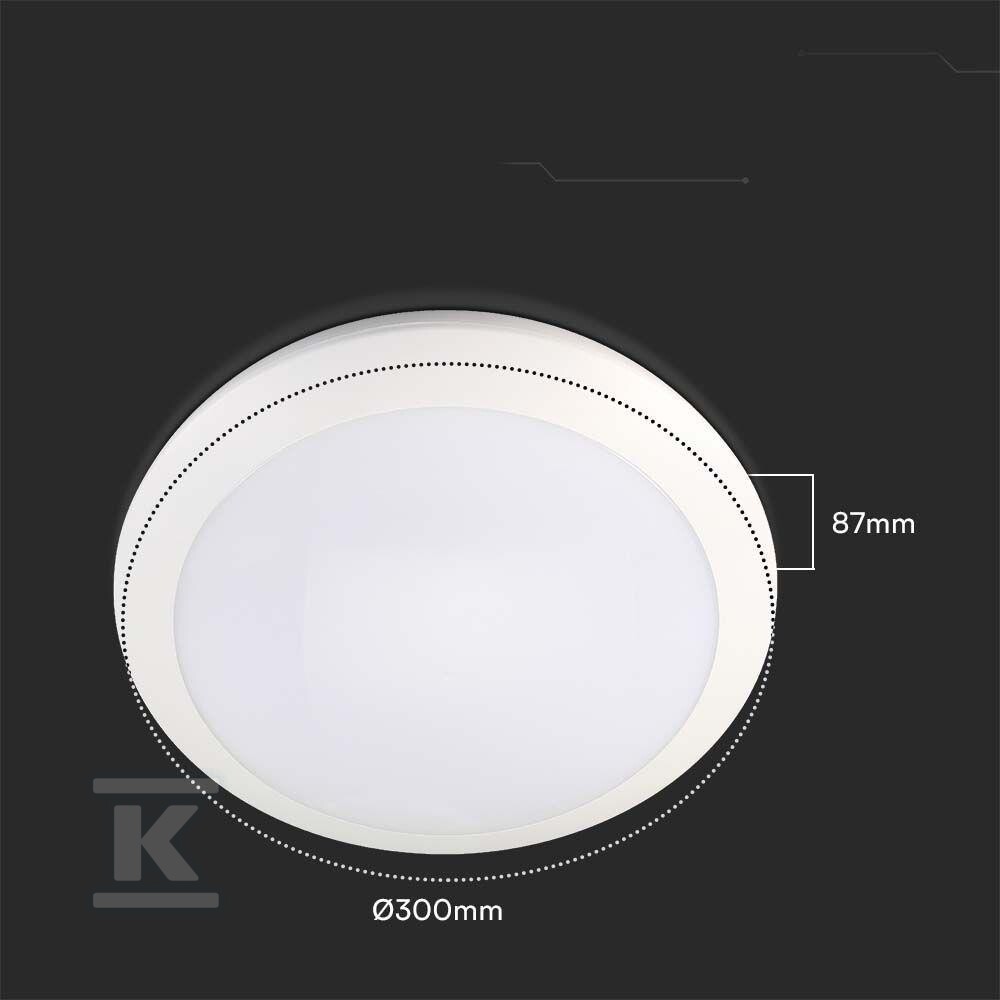 Plafon V-TAC 20W LED okrągły IP44 - 23160