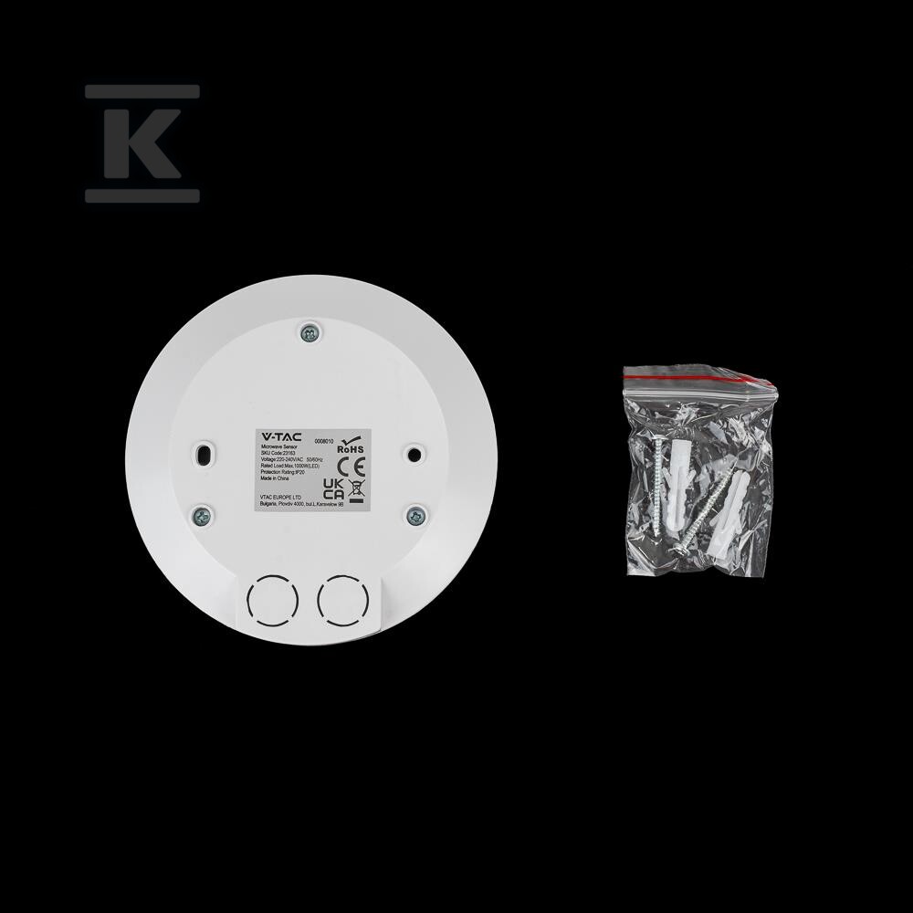Czujnik ruchu 360st V-TAC mikrofalowy - 23163