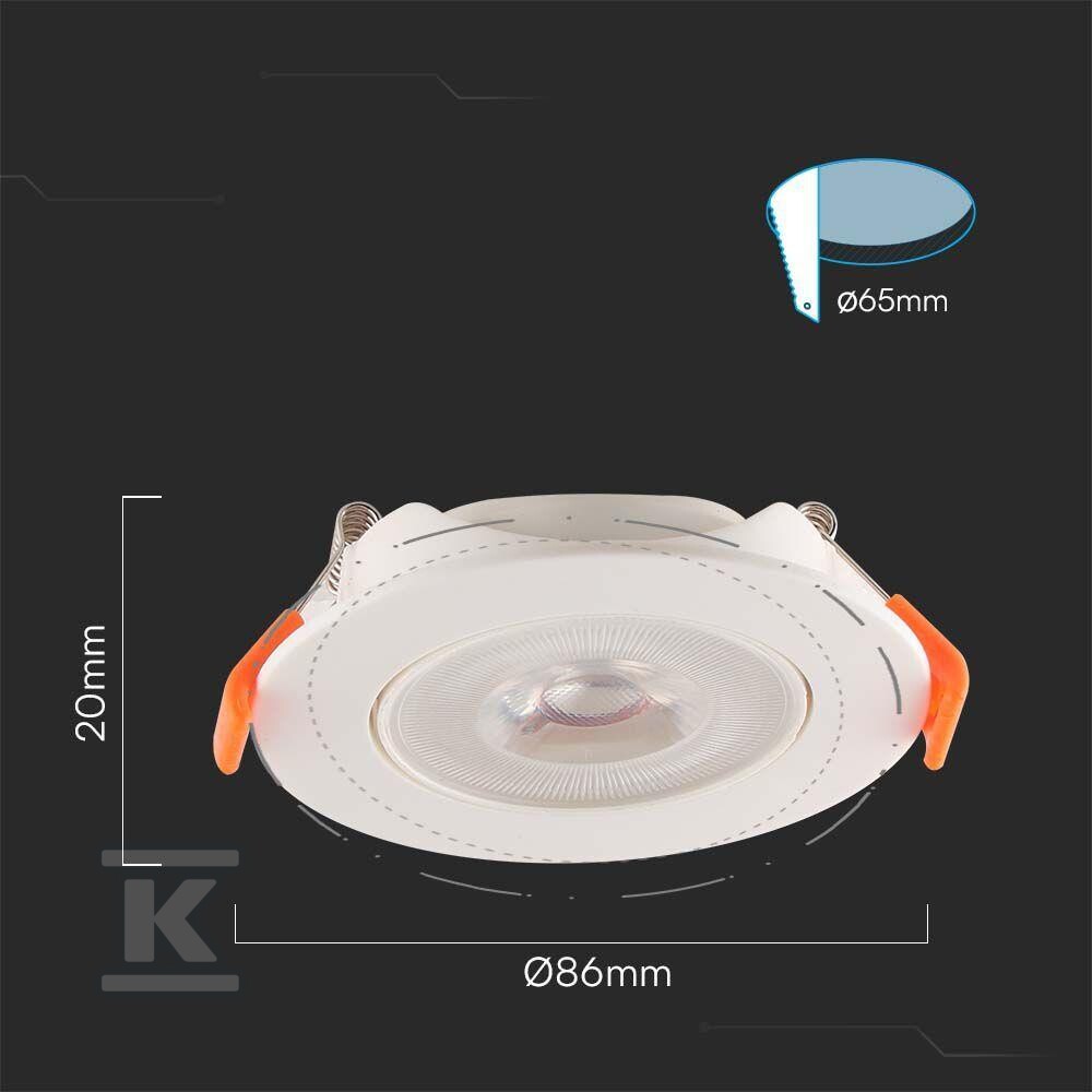 Oczko LED V-TAC SAMSUNG CHIP 7W LED - 23184
