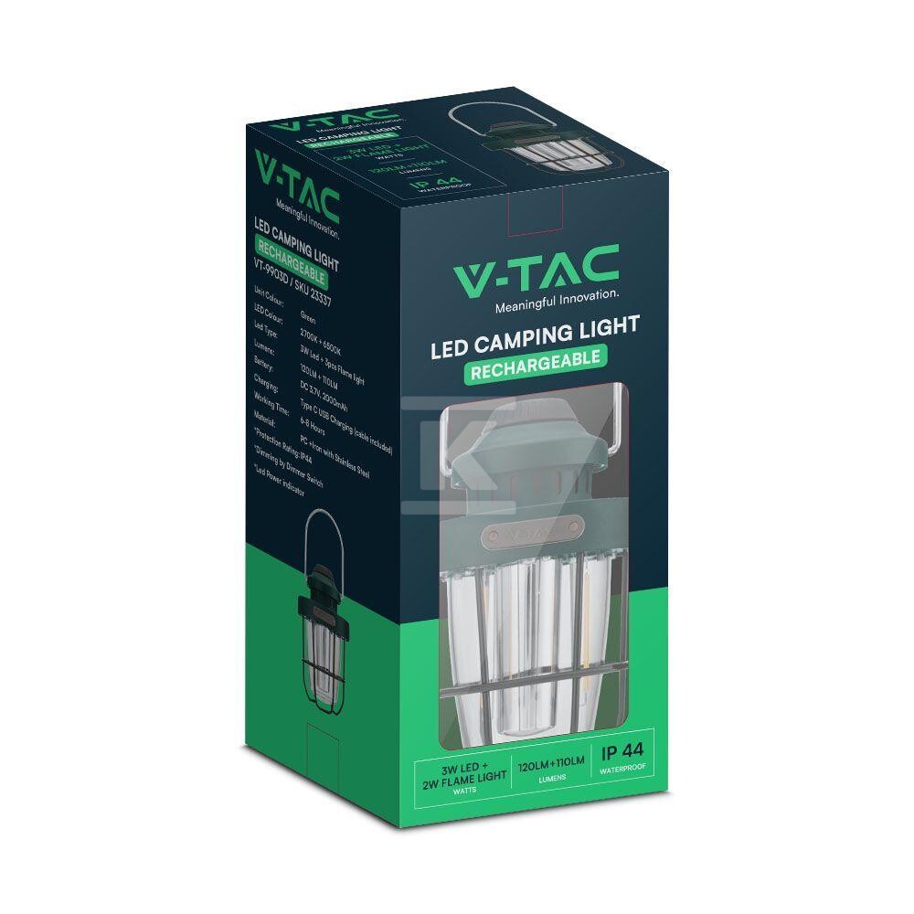 Lampa kempingowa przenośna V-TAC LED 3W - 23337
