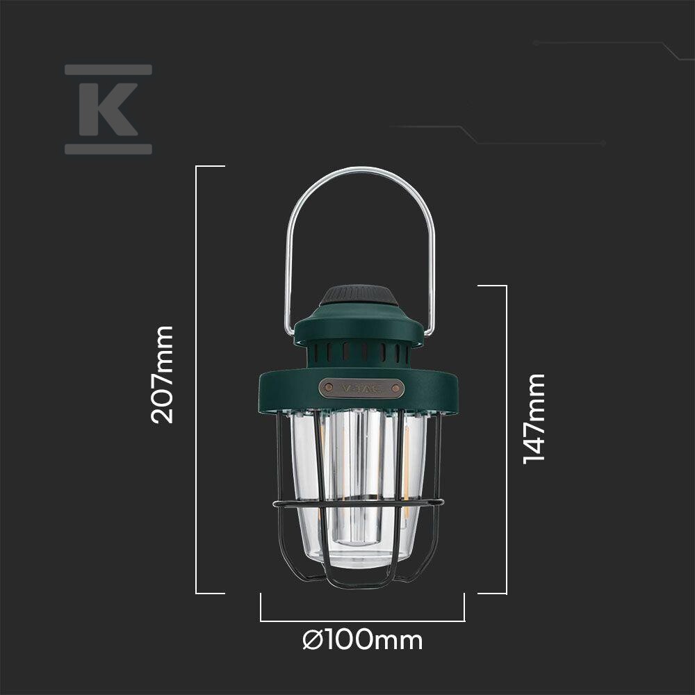 Lampa kempingowa przenośna V-TAC LED 3W - 23337