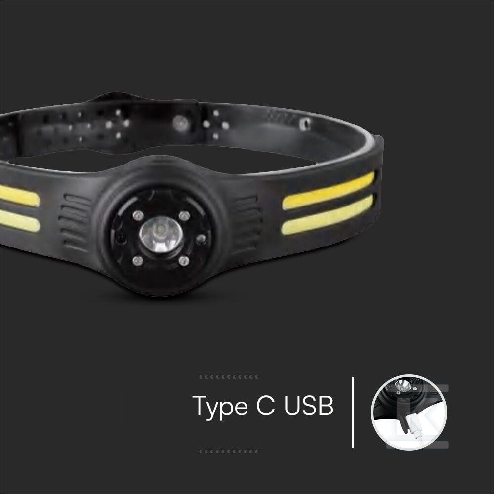 Latarka czołowa V-TAC 3W SMD 5W COB - 23340