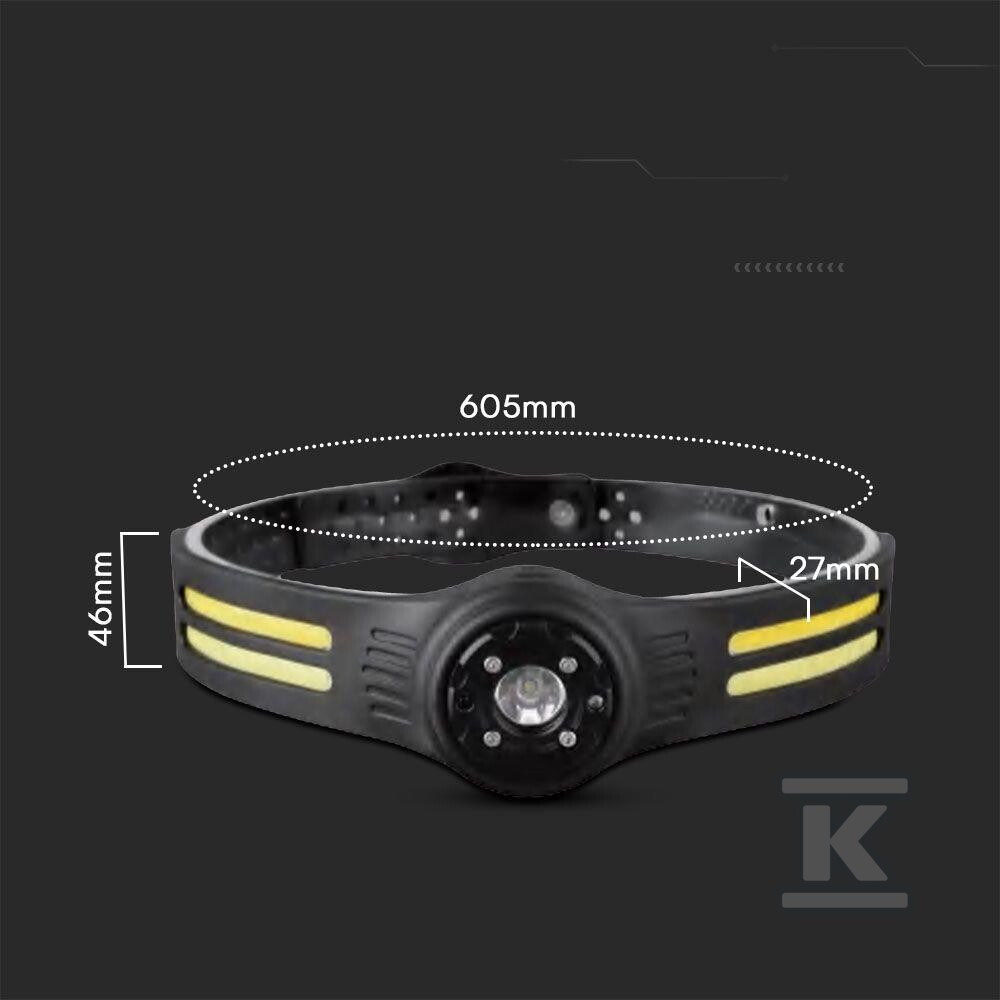 Latarka czołowa V-TAC 3W SMD 5W COB - 23340