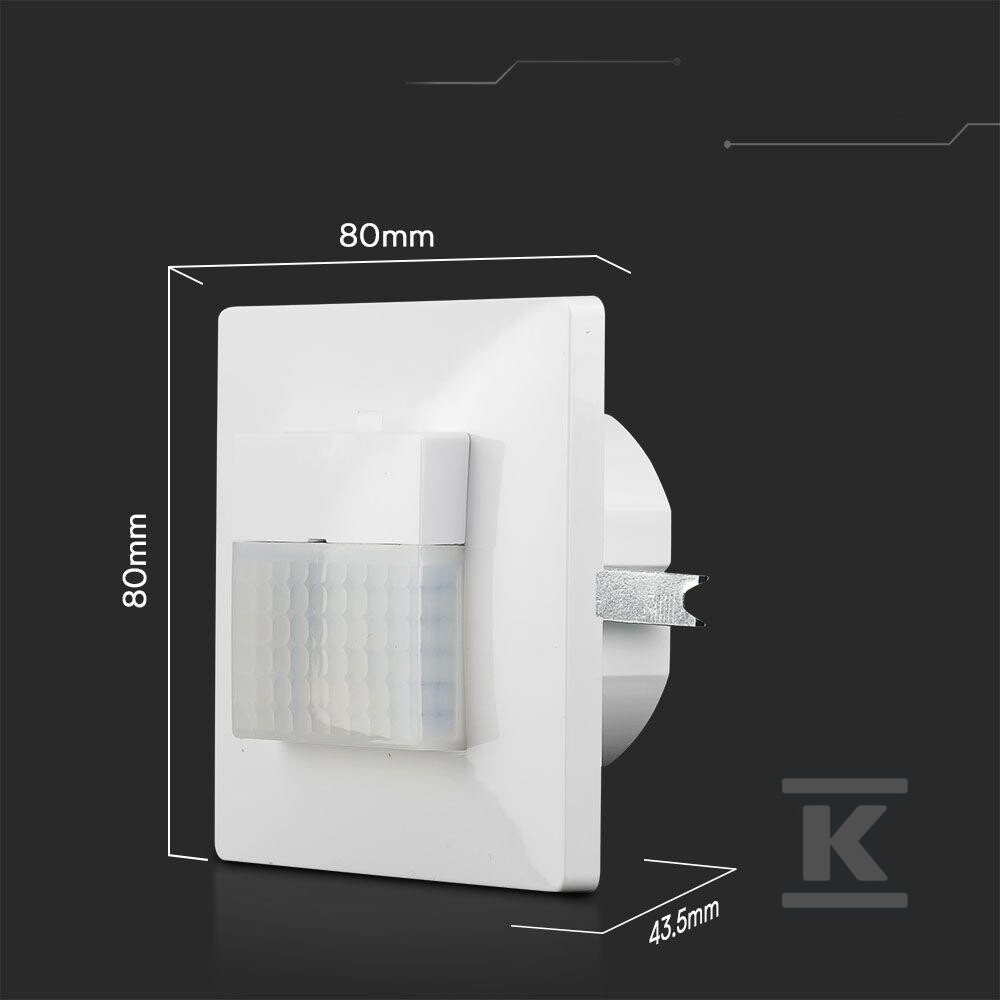 Czujnik ruchu podtynkowy IR 200W - 23425