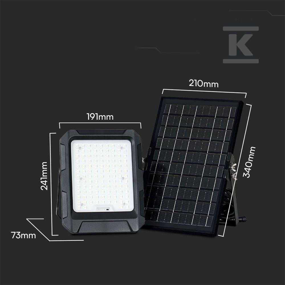 Naświetlacz LED solarny V-TAC 10W pilot - 23438