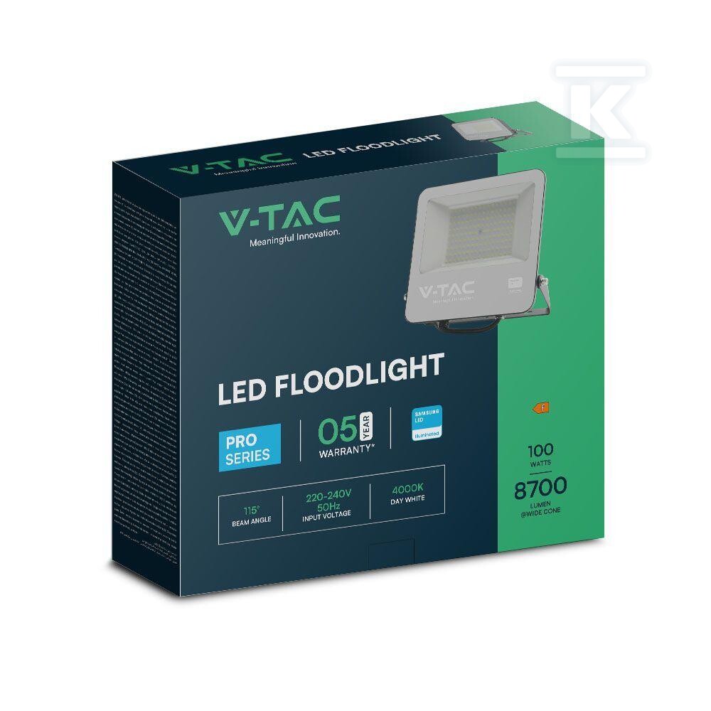 Naświetlacz LED V-TAC 100W 100Lm/W - 23441