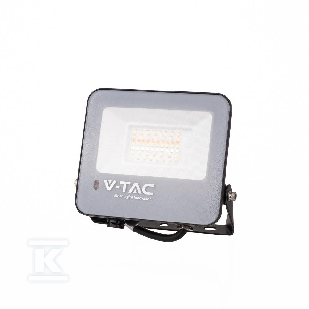 Naświetlacz LED V-TAC 30W czarny IP65 - 23462
