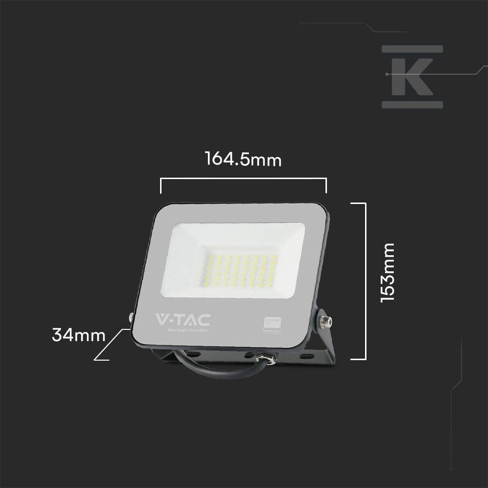 Naświetlacz LED V-TAC 30W 100Lm/W - 23599