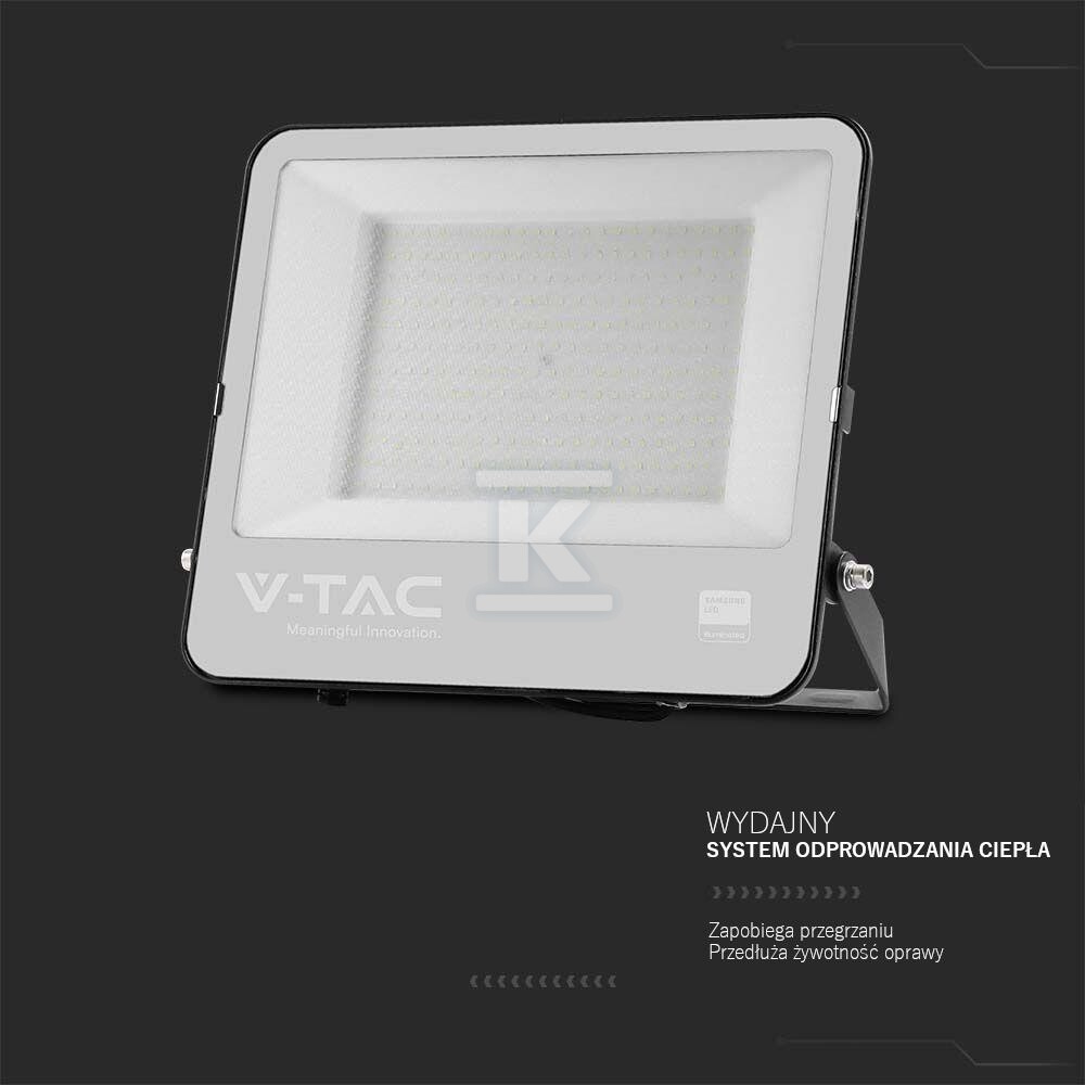 Naświetlacz LED V-TAC 200W 100Lm/W - 23601