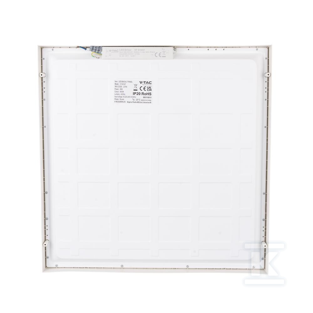 Panel LED V-TAC 36W 600x600 LED - 23765