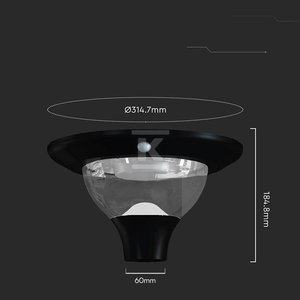 Oprawa ogrodowa V-TAC solarna 15W - 24098