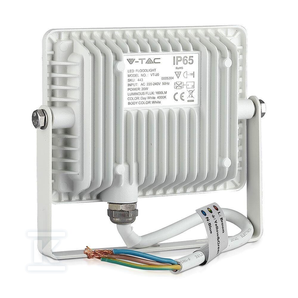 Naświetlacz LED V-TAC 20W SAMSUNG CHIP - 444