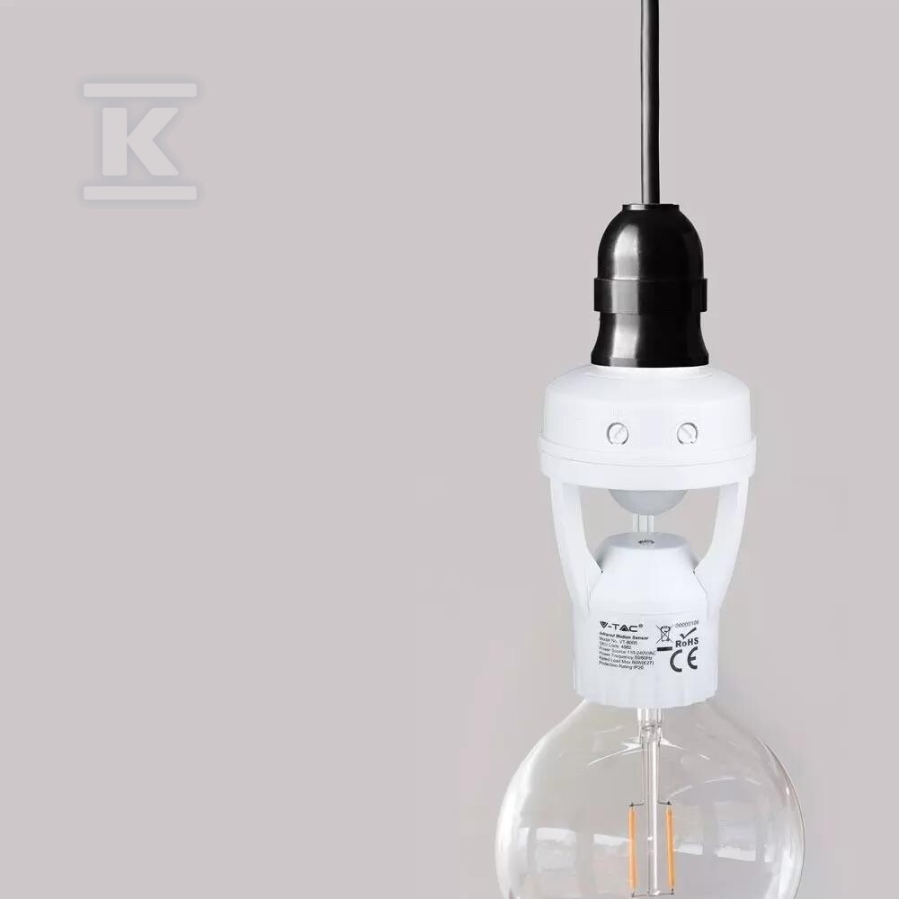 Czujnik ruchu 360st z oprawką E27 V-TAC - 4982