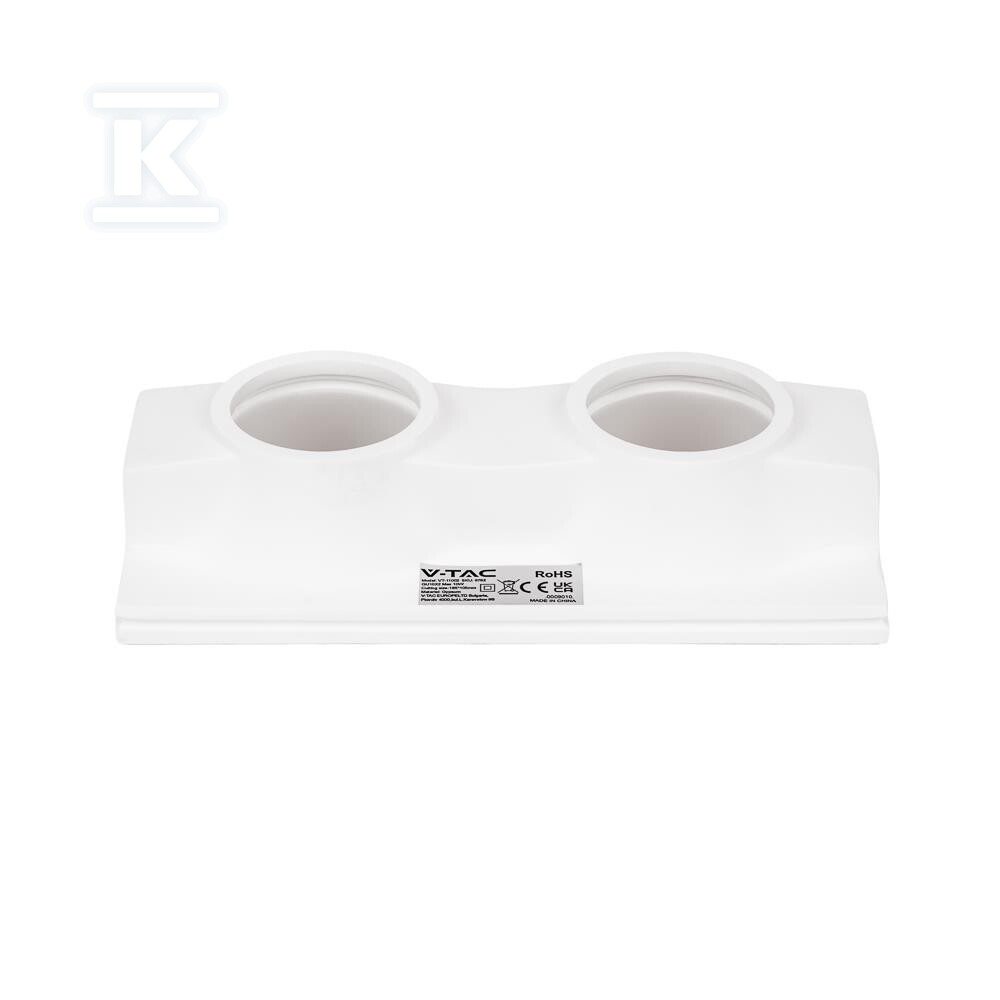 Oprawa gipsowa V-TAC 2xGU10 sufitowa - 6762
