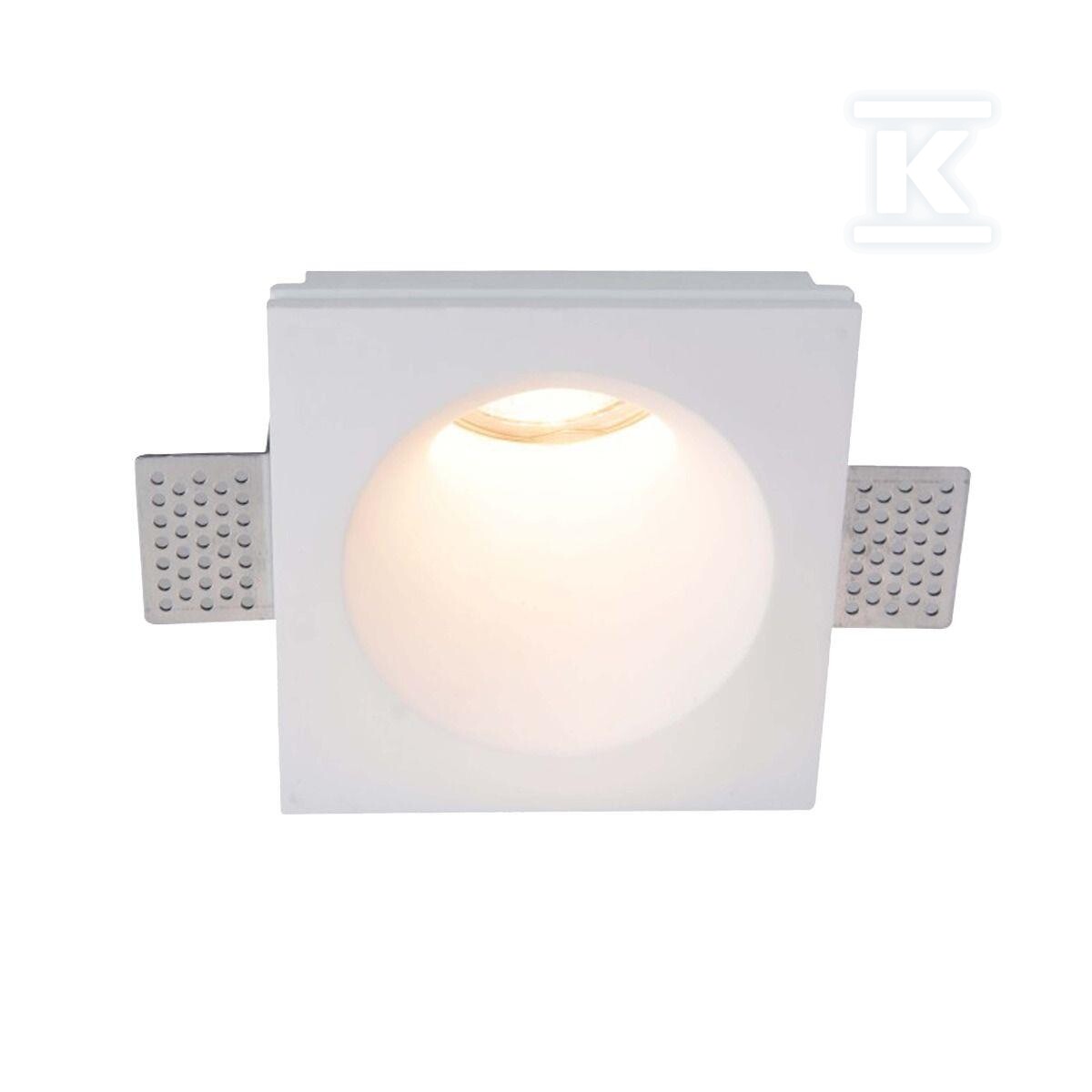 Oprawa gipsowa V-TAC GU10 kinkiet ścienny okrągły 120x120 VT-11009 3 ...