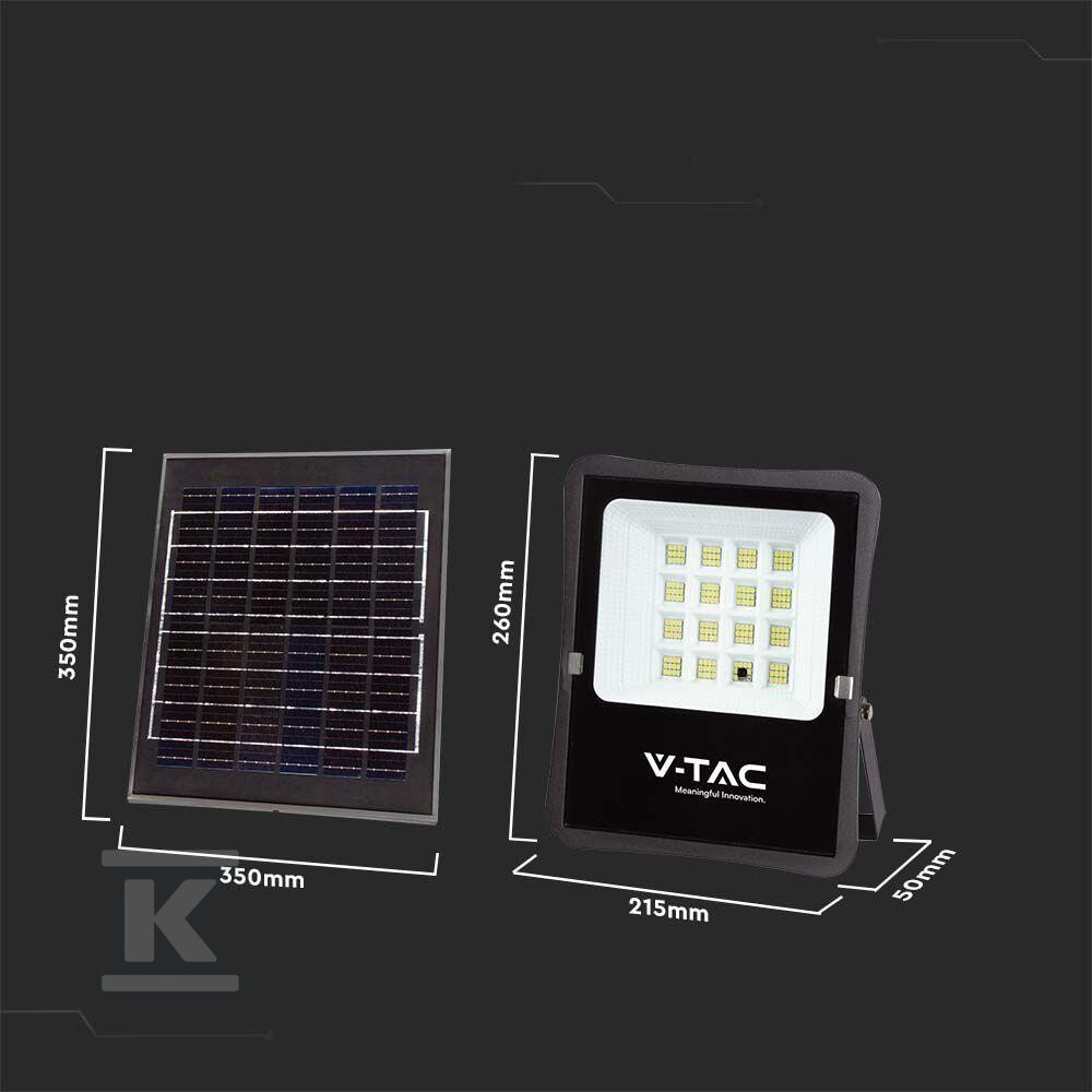 Naświetlacz LED solarny V-TAC 12W pilot - 6966