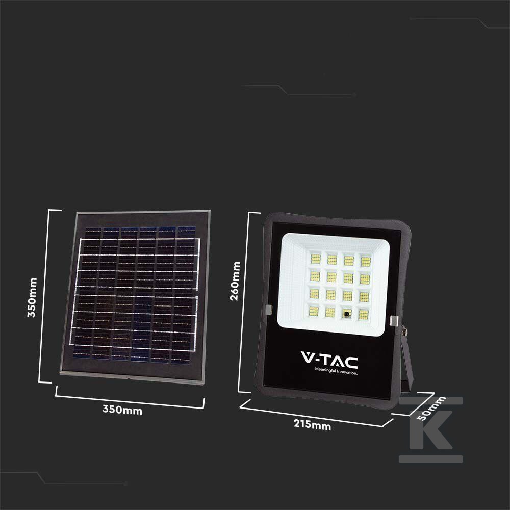 Naświetlacz LED solarny V-TAC 16W pilot - 6969