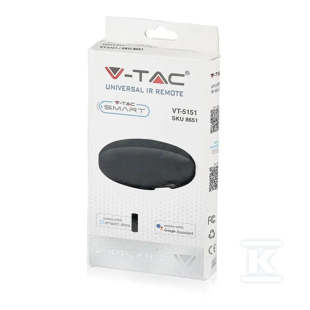Sterowanie uniwersalne zdalne IR V-TAC - 8651