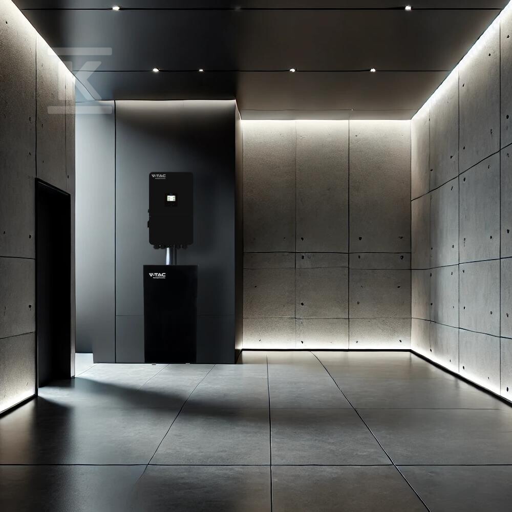 Акумуляторна система V-TAC Чорний - 12281