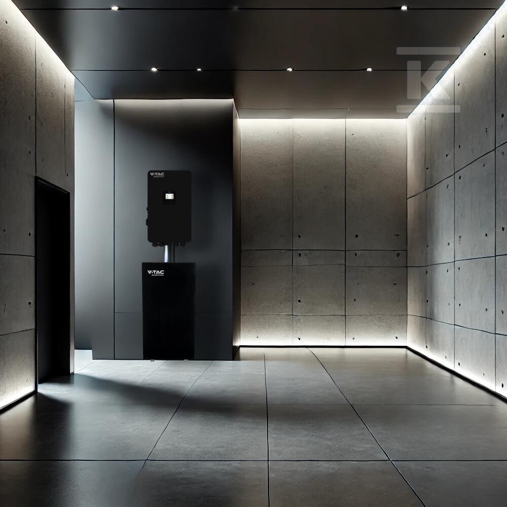 Акумуляторна система V-TAC Чорний - 12335