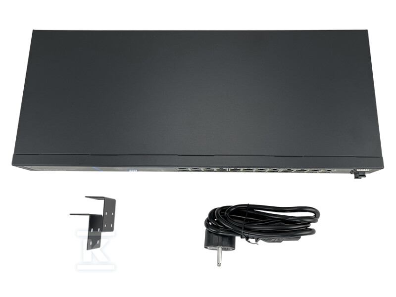 Unmanaged switch 24 ports RJ45 PoE+ - AV-SU24GP2F