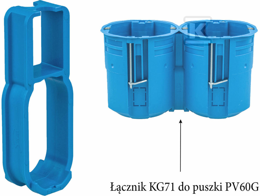 Dutá nástenná krabica 60, extra hlboká - 32334203