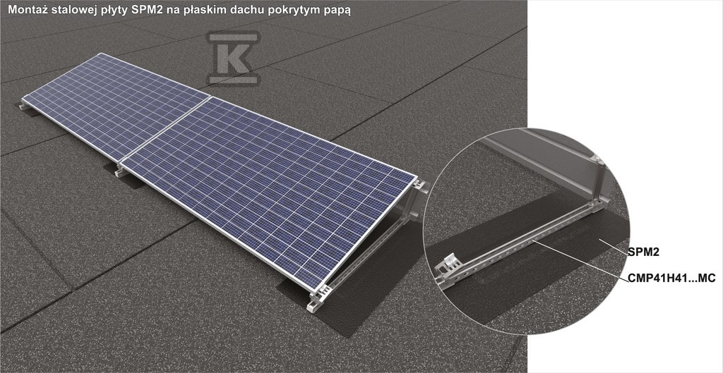 Placă de fixare din oțel pentru - 858023