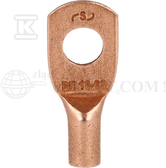 Końcówka oczkowa miedziana niecynowana - SE-01008W