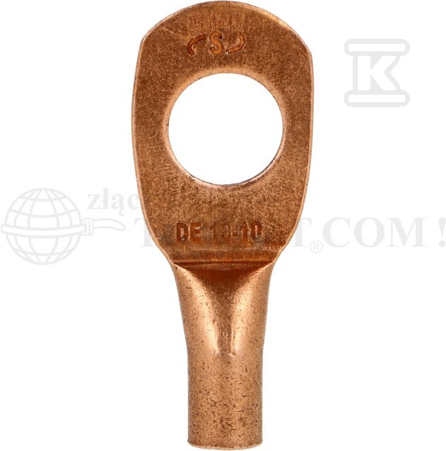 Końcówka oczkowa miedziana niecynowana - SE-01010W