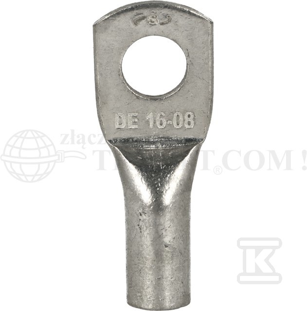 Końcówka oczkowa miedziana cynowana - SE-01608